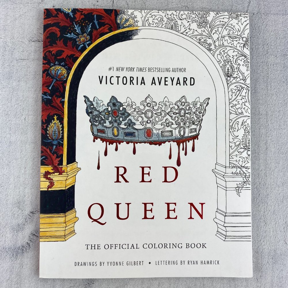 The Red Queen Official Colouring Book Victoria Aveyard 2016